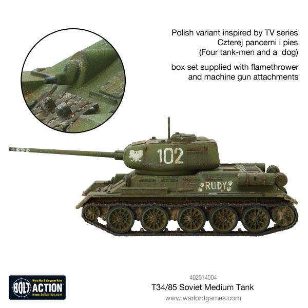 Bolt Action: T-34/85 Medium Tank